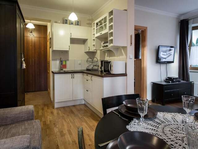 Апартаменты Apartament w Góralskim Domu z Sauną Косцелиско-26